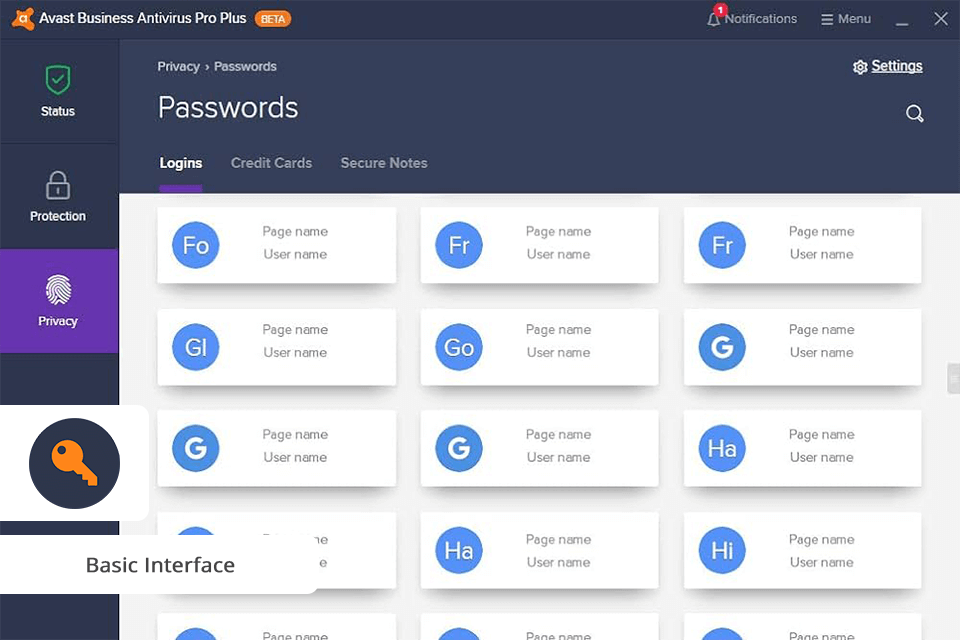 avast password ease of use and setup