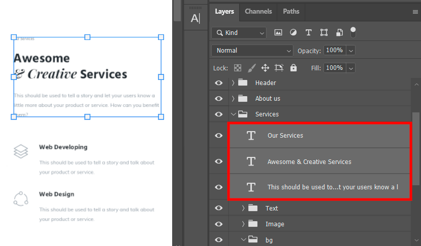 awesome and creative services