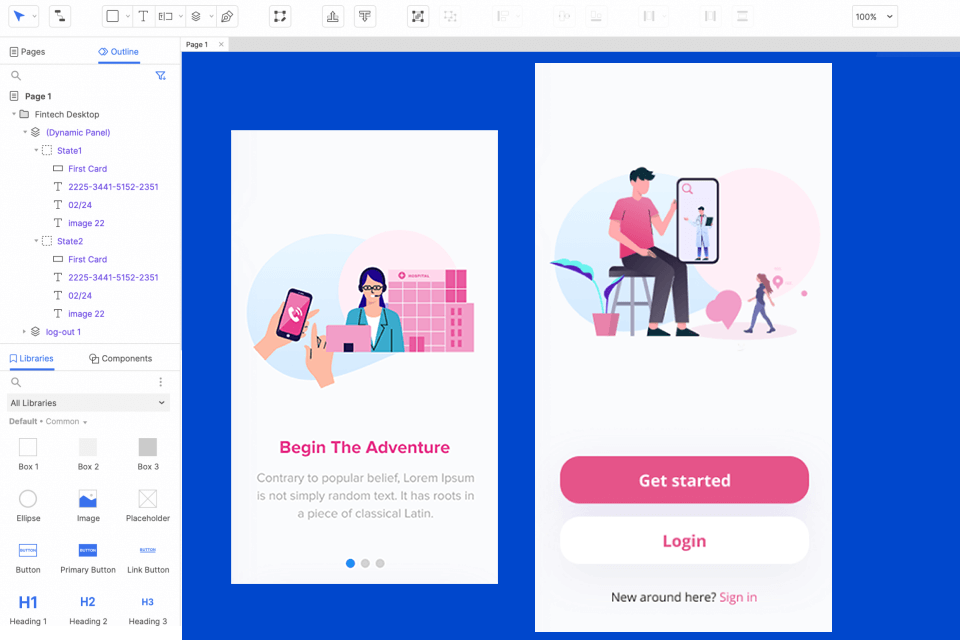 axure rp figma alternative interface