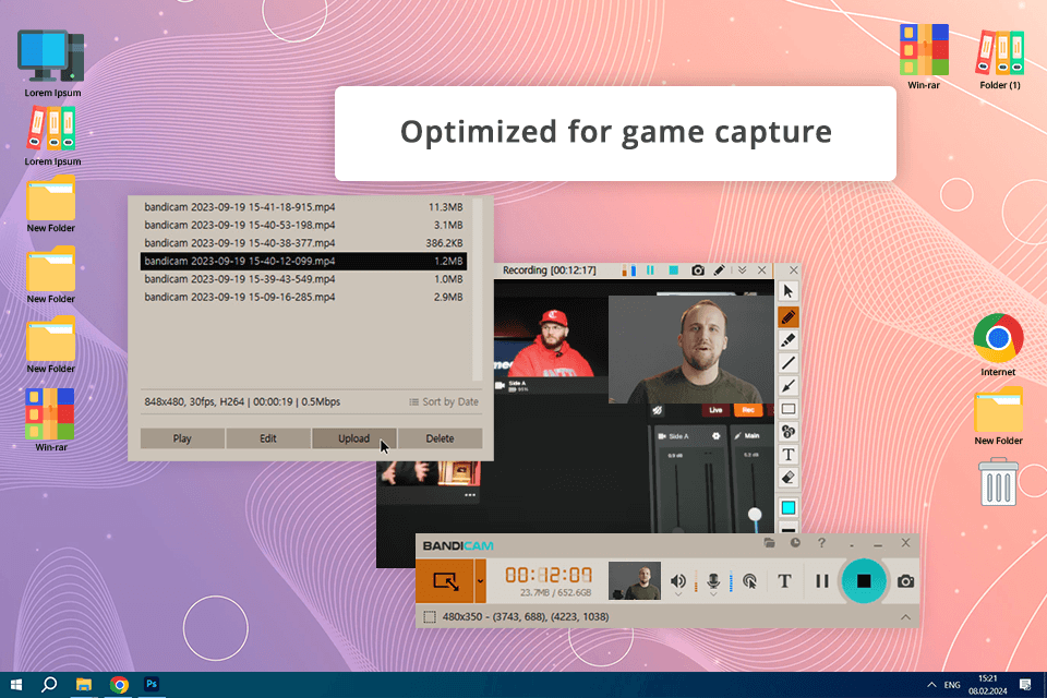 bandicam screen recorder obs alternative