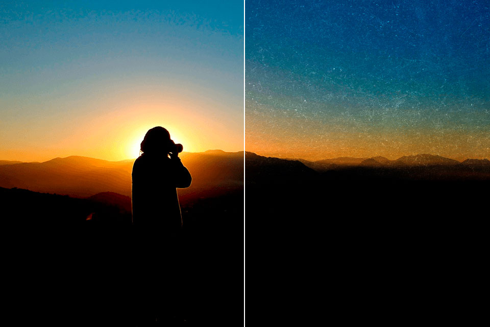 banding in photography texture