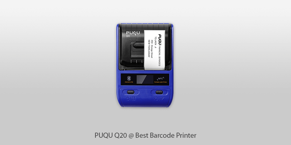 barcode printer puqu q20