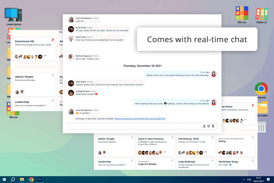 basecamp free trello alternative interface