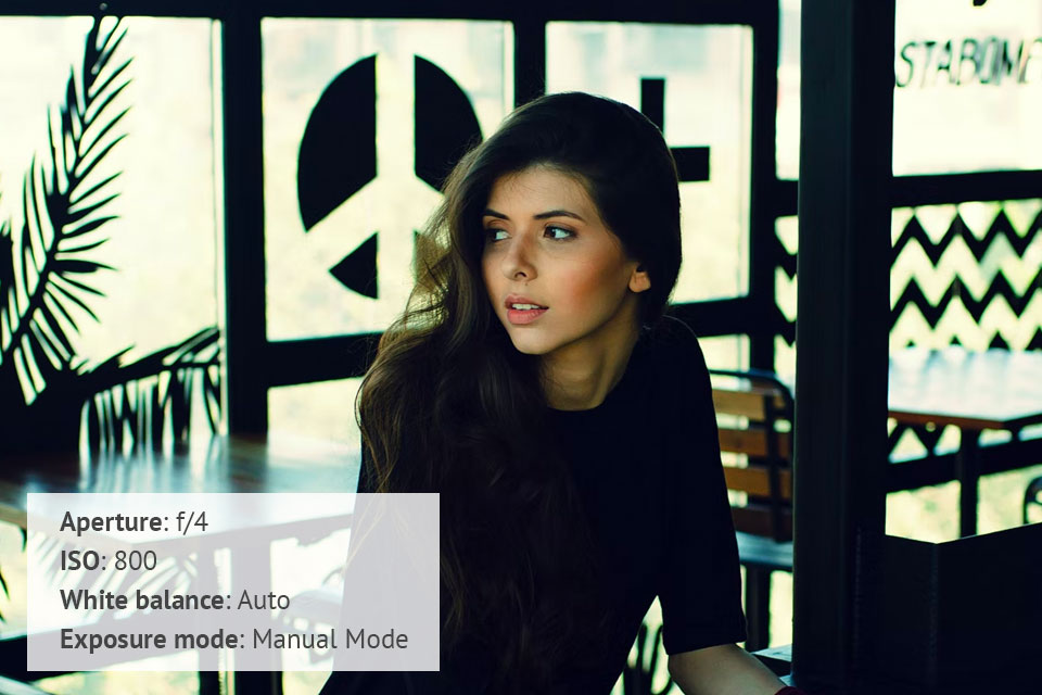 basic camera settings for indoor