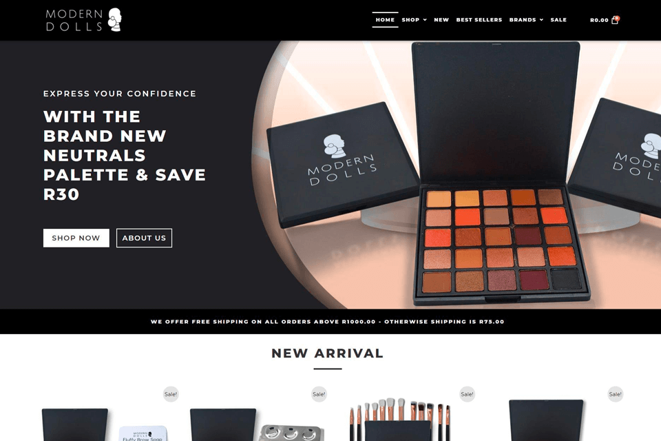 bedesignfirm website design example
