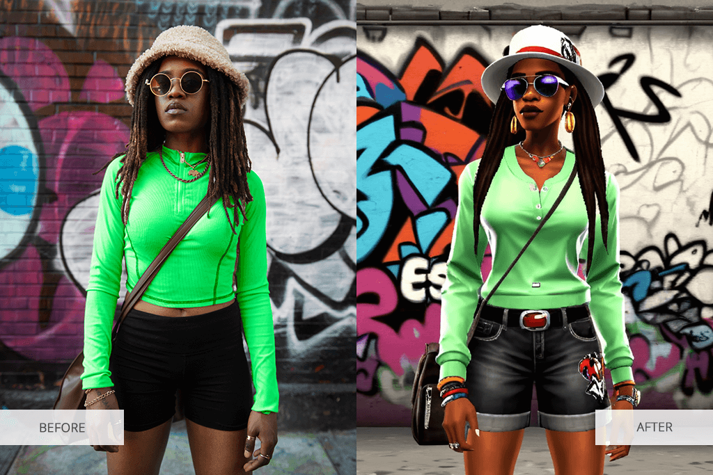 before after ps2 filter example