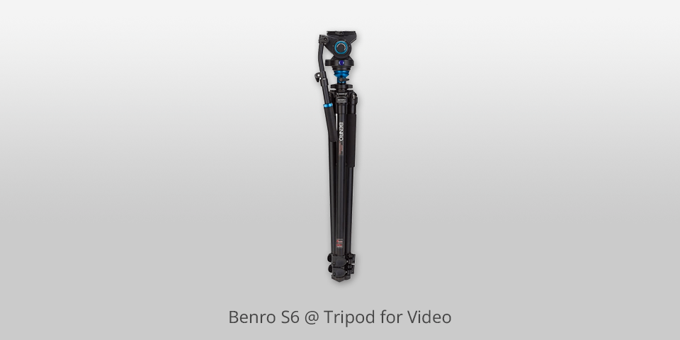 benro s6 video tripod