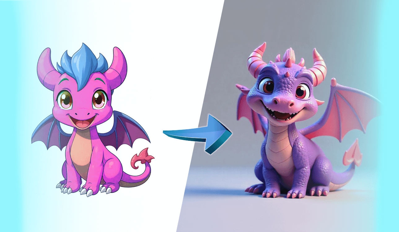 2d to 3d model