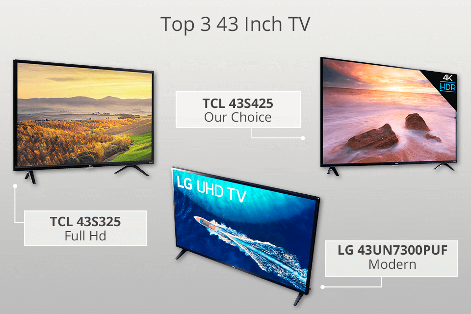 5 Best 43 Inch TVs in 2024