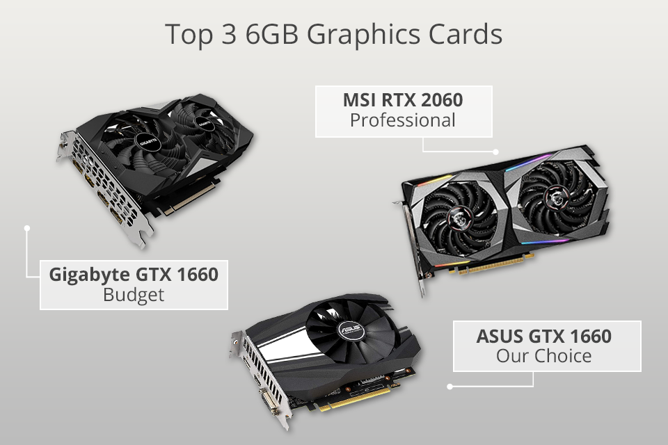 7 Best 6GB Graphics Cards in 2024