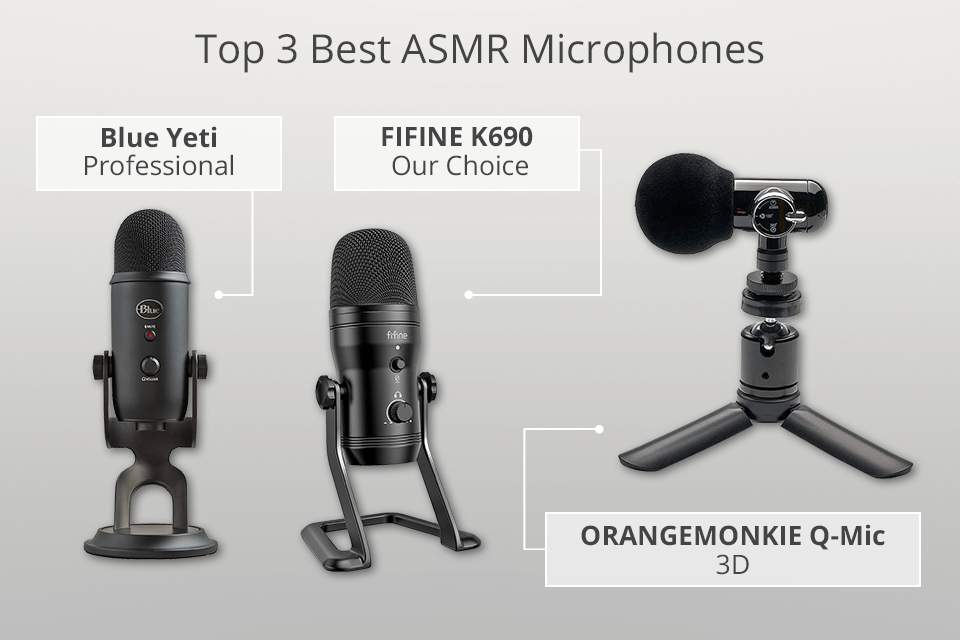 Microphone Professional Asmr, Microphone Condenser Asmr