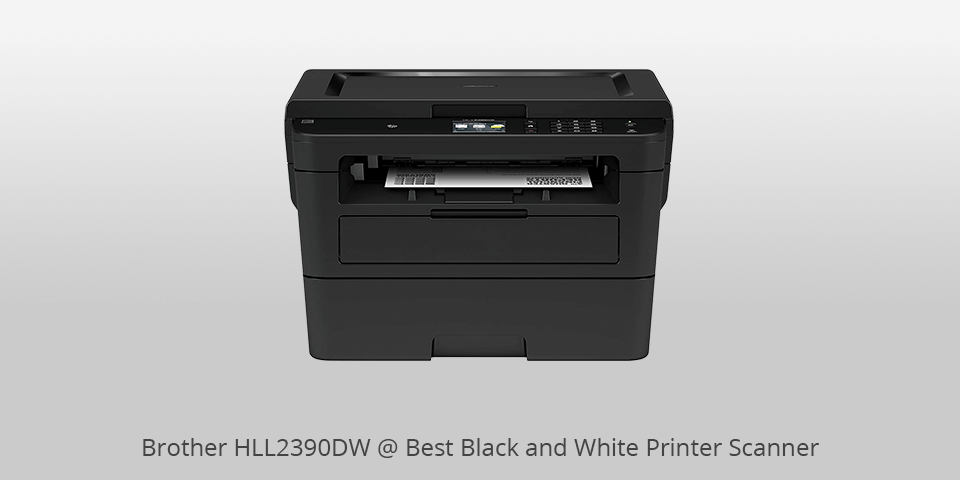 black and white printer scanner brother hll2390dw
