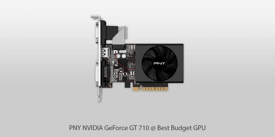 best budget gpu pny nvidia geforce gt 710