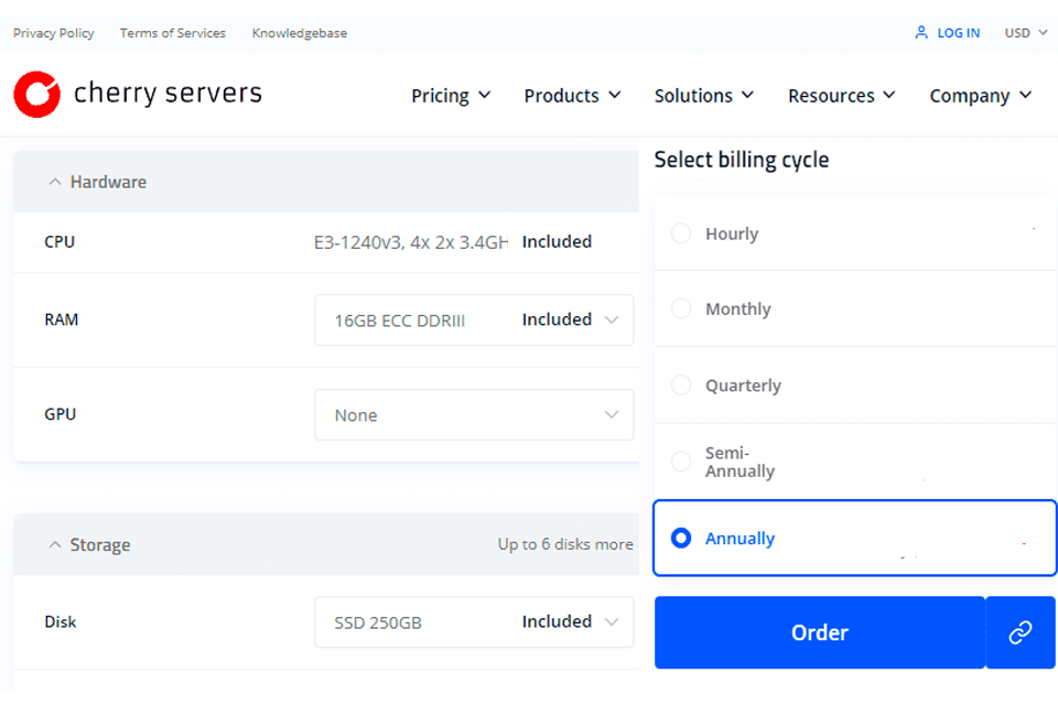 cherry servers cloud application development service