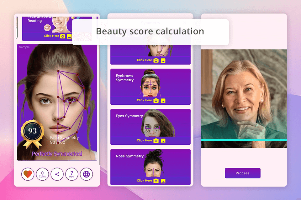 beauty scanner face shape detector