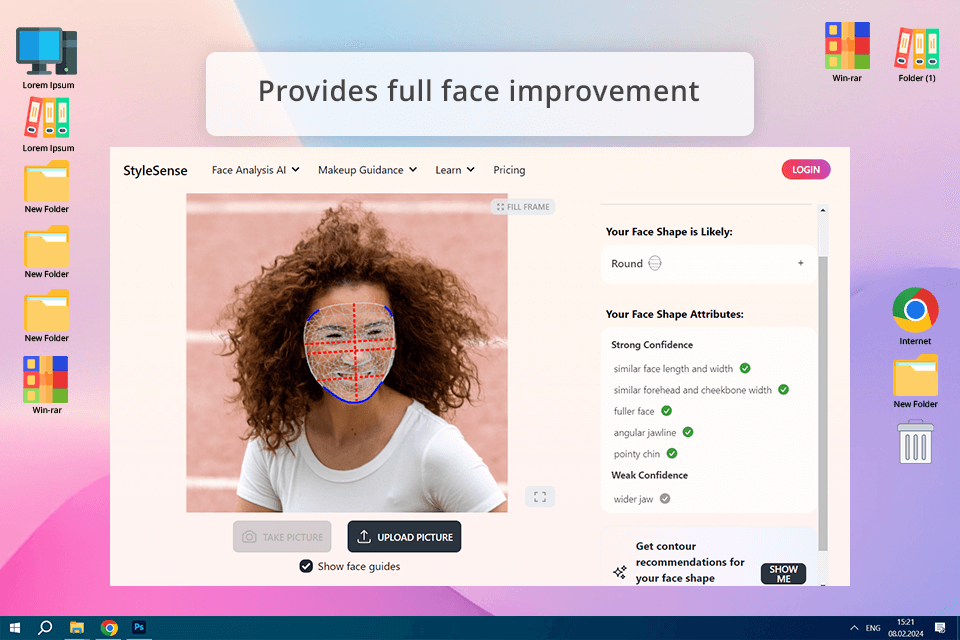best face shape detector stylesense
