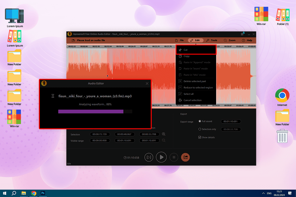 best free mp3 cutter apowersoft