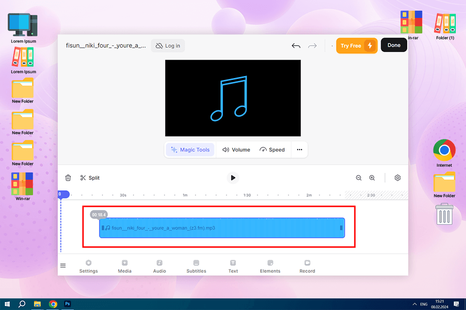 best free mp3 cutter veed io