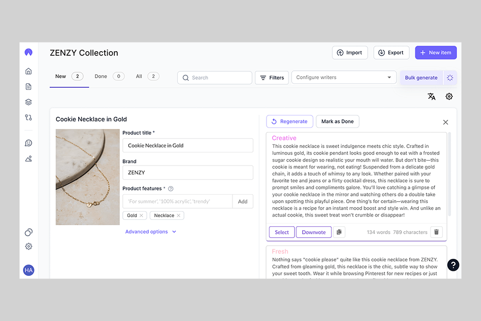 hypotenuse.ai generative ai tool