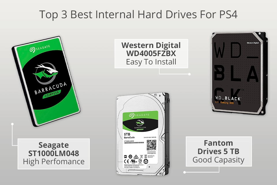 Best Internal Hard Drives For PS4 in 2023