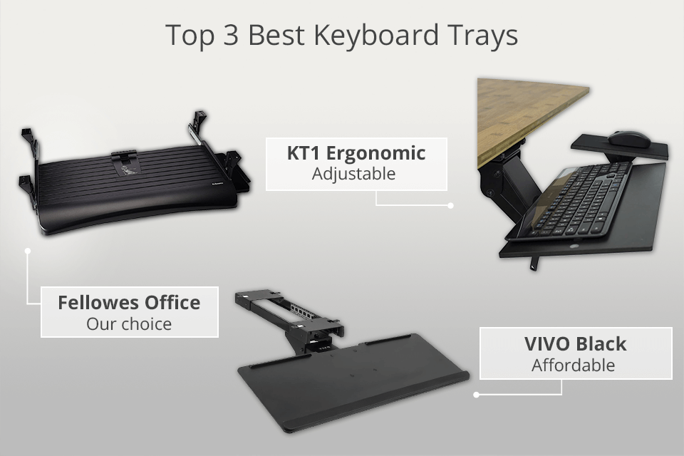 8 Best Keyboard Trays In 2022, Best Keyboard Desk Tray