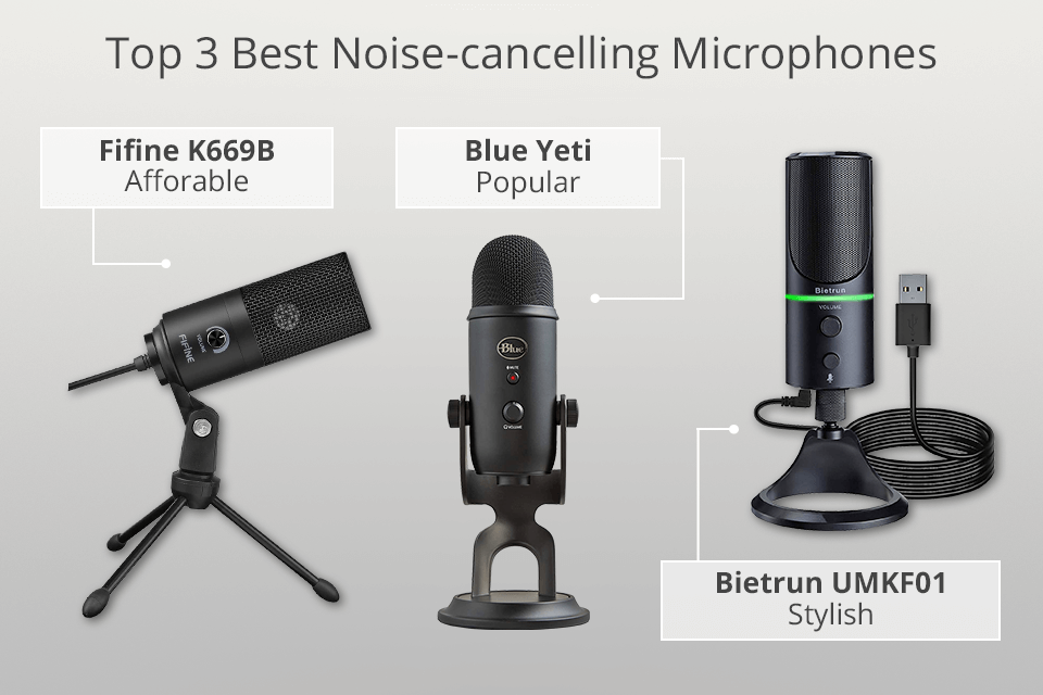 5 Best Noise Cancelling Microphones in 2024