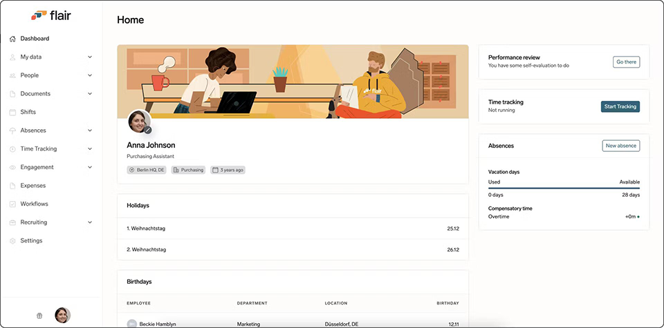 flair interface