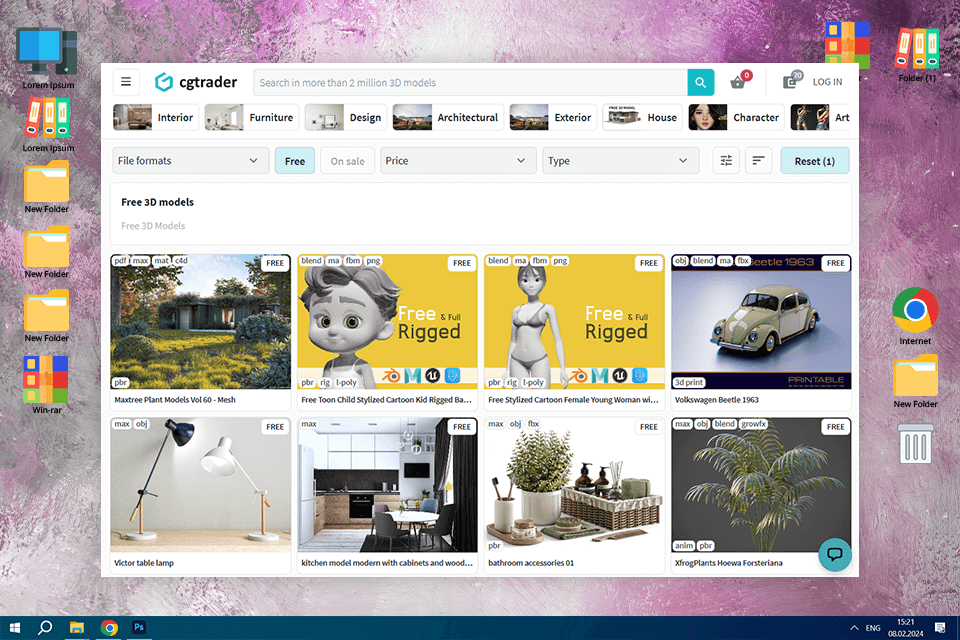 best sites for free 3d models cgtrader