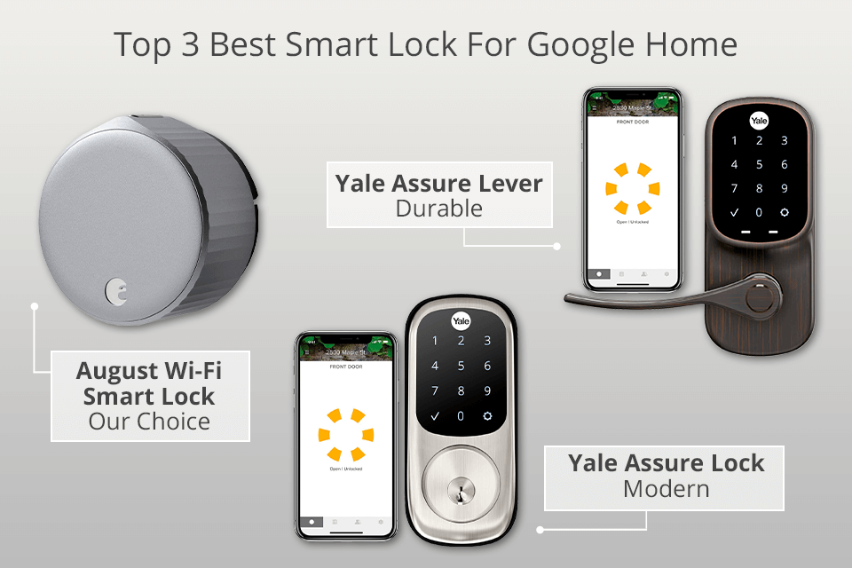 Smart door locks that best sale work with google home