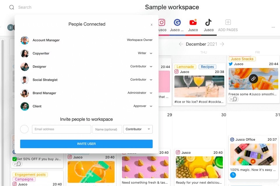 social media management tool planable