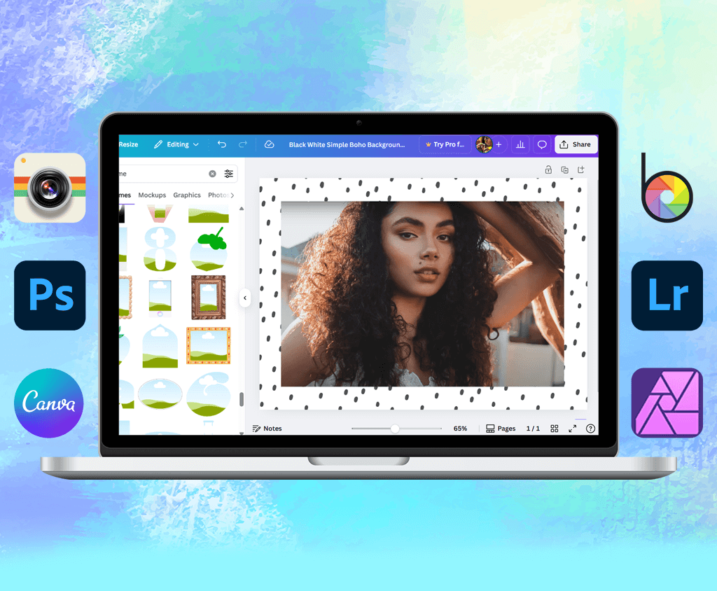 best software for photo borders cover