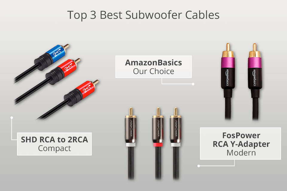 6 Best Subwoofer Cables in 2024