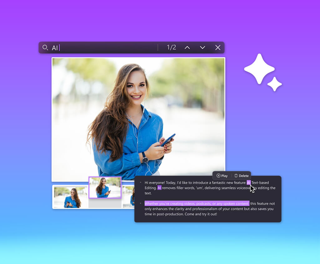 best text-based video editor cover