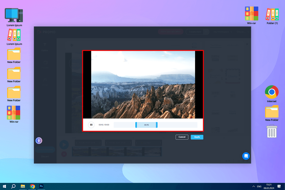 best video cutter online promo