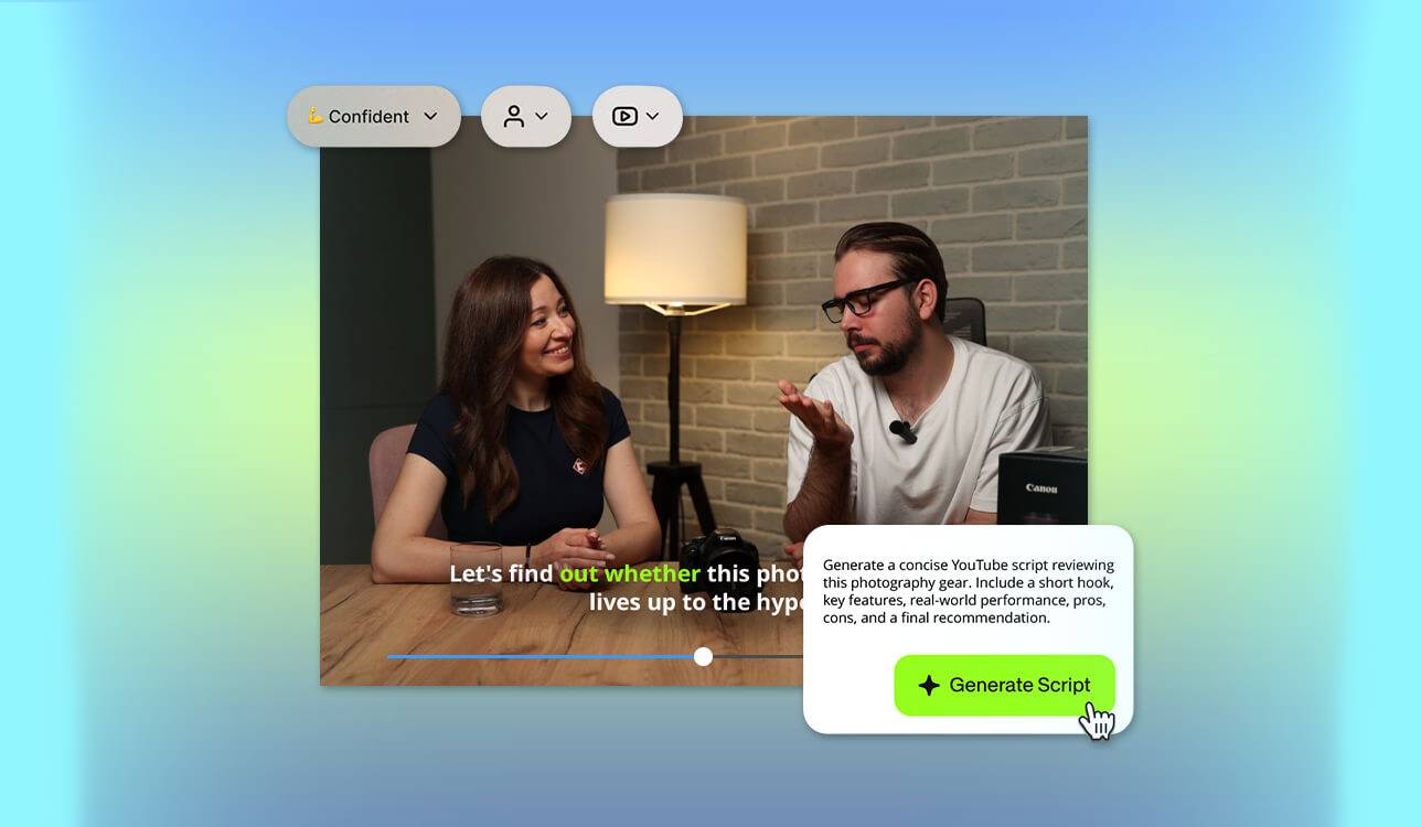 best ai video script generator