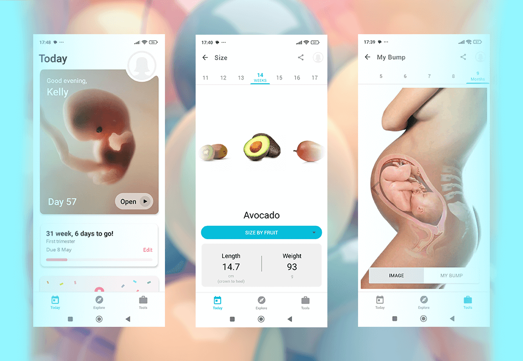 best app for pregnancy photo