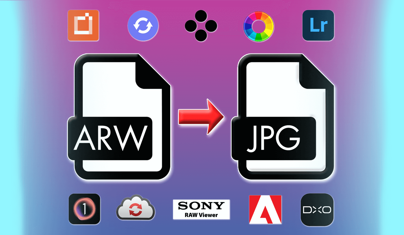 best arw to jpg converter