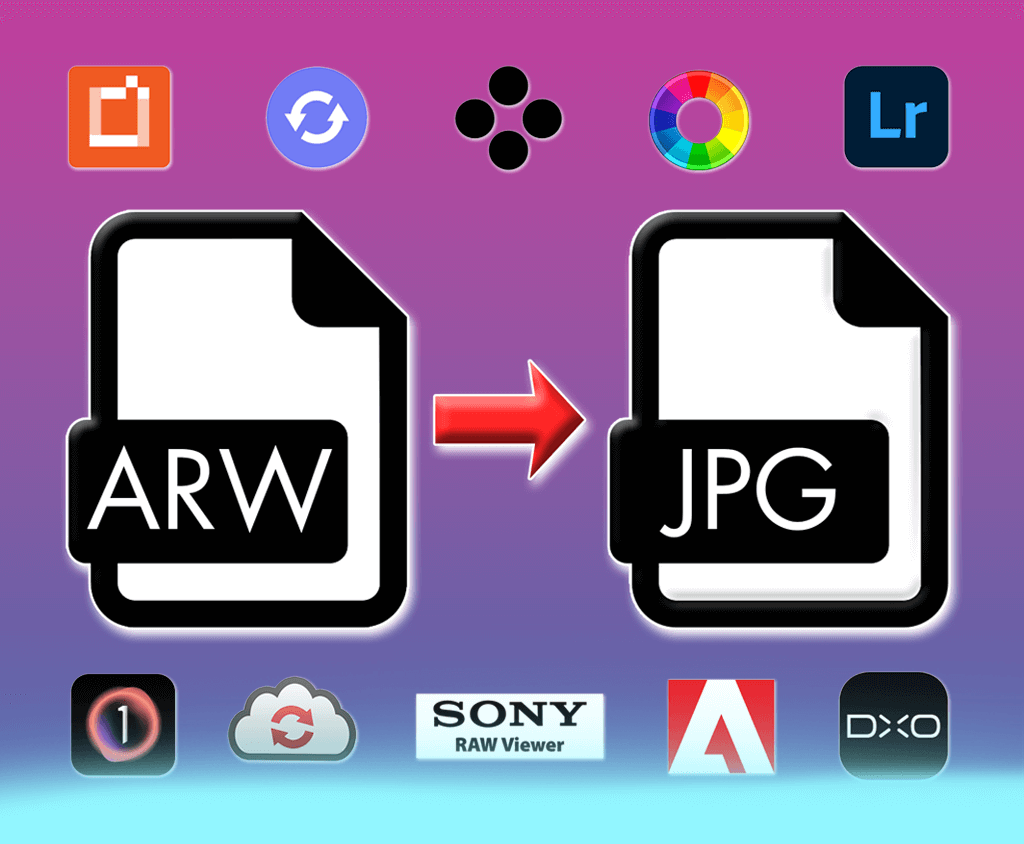 best arw to jpg converter