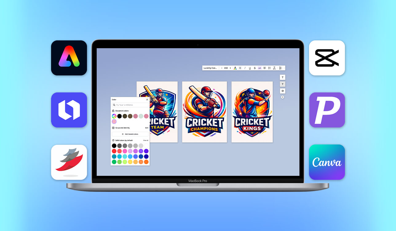 best cricket logo maker