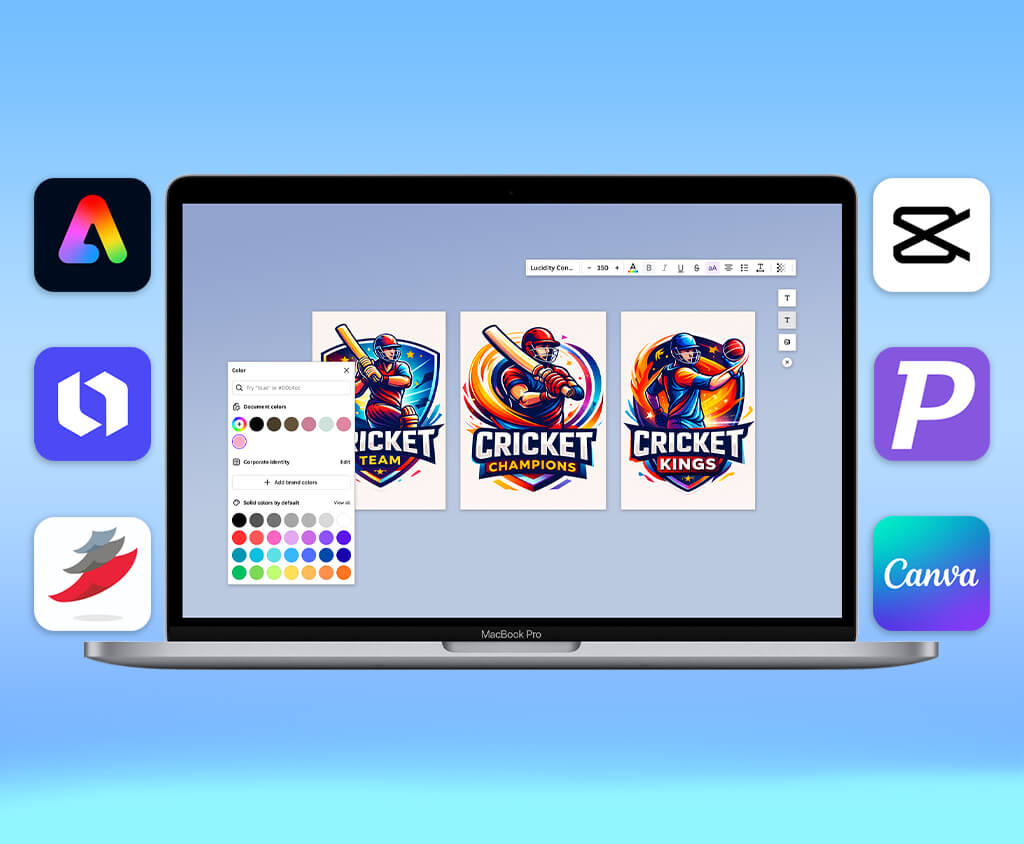 best cricket logo maker