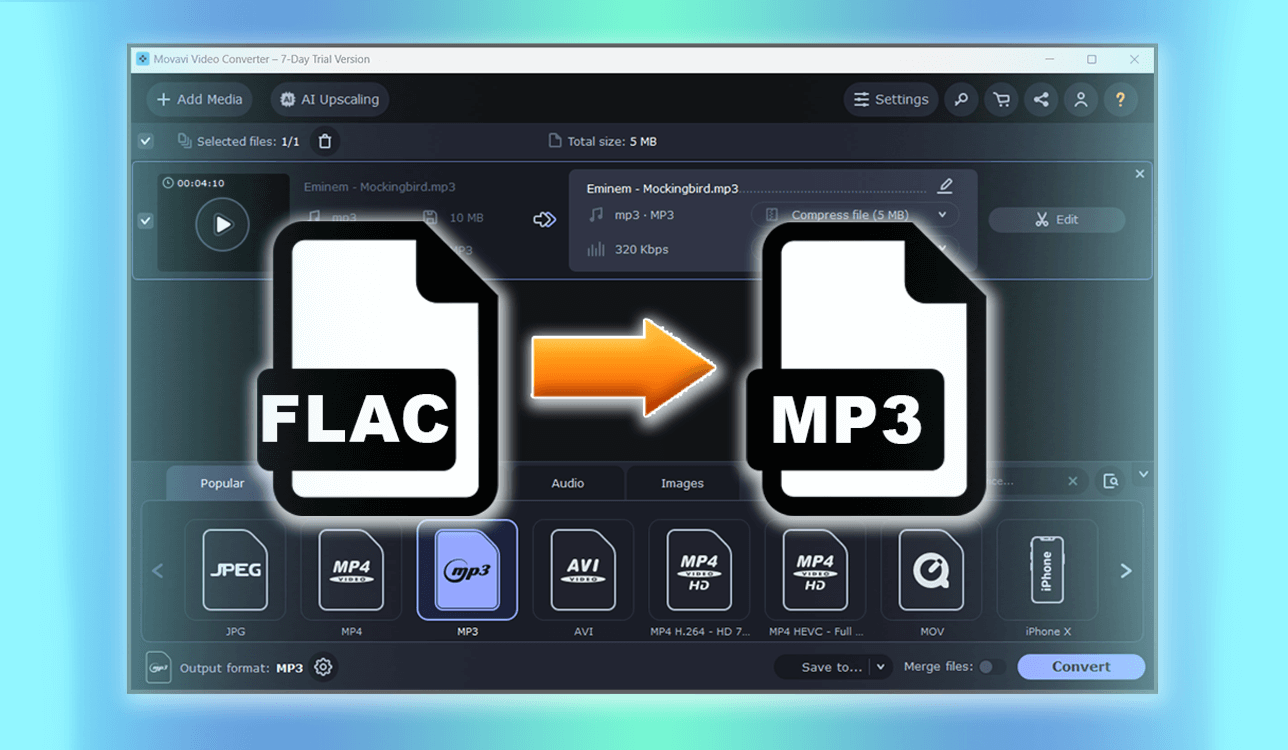 best flac to mp3 converter