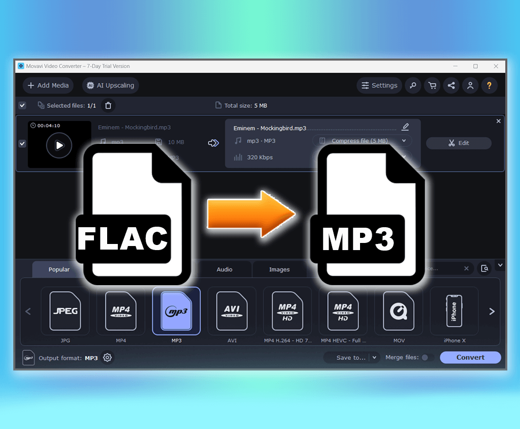 best flac to mp3 converter