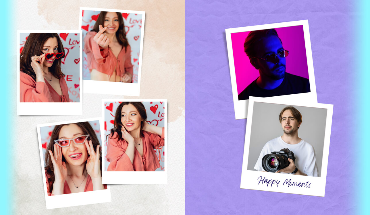 free polaroid frame templates app