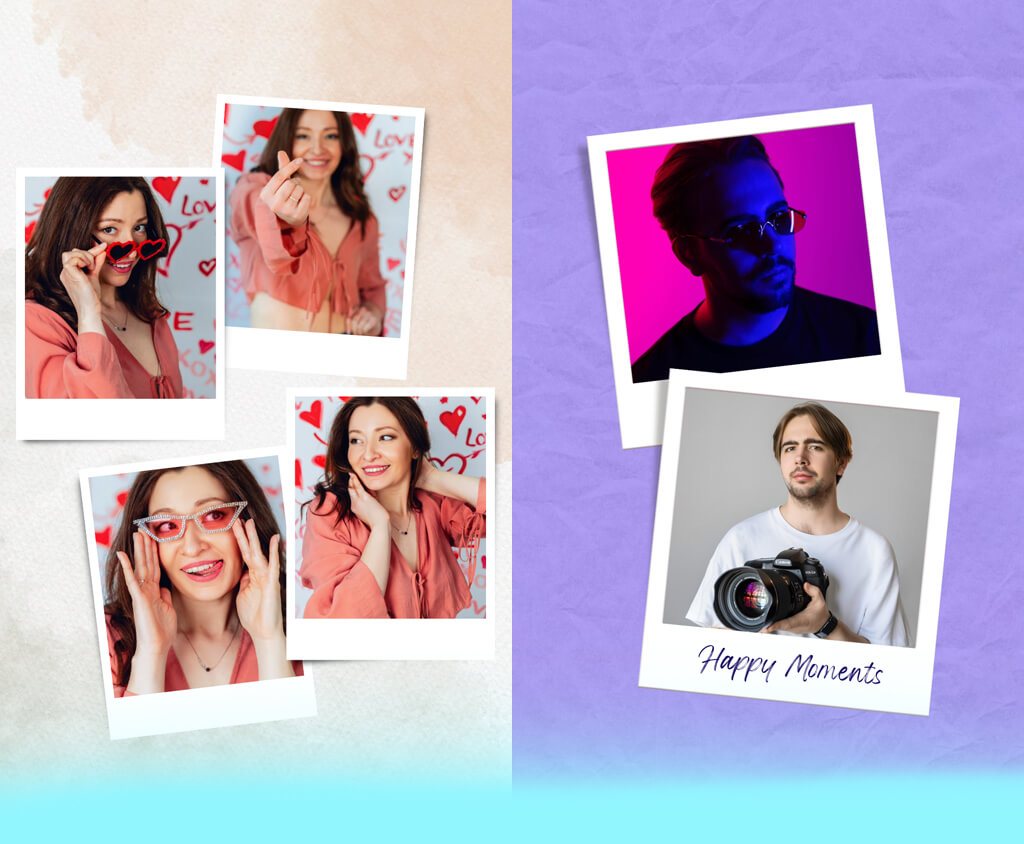 free polaroid frame templates app