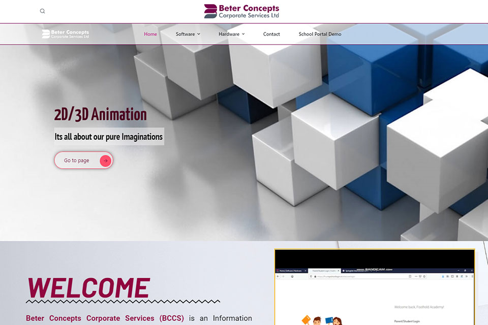 beter concepts website