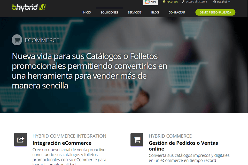bhybrid transformación digital interfaz