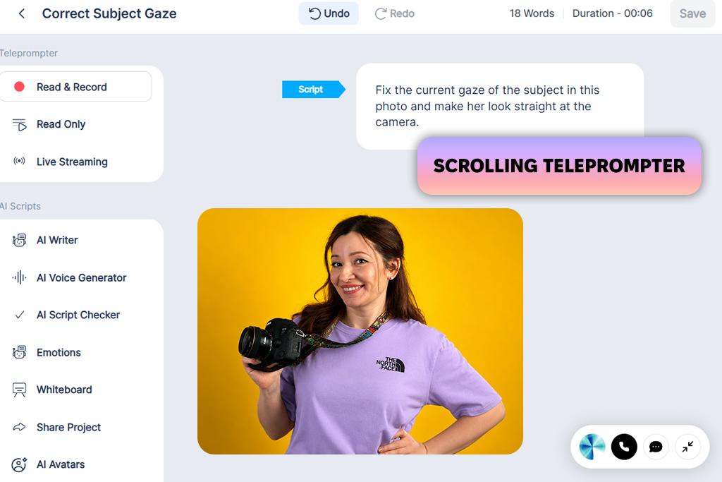 bigvu ai eye contact correction online