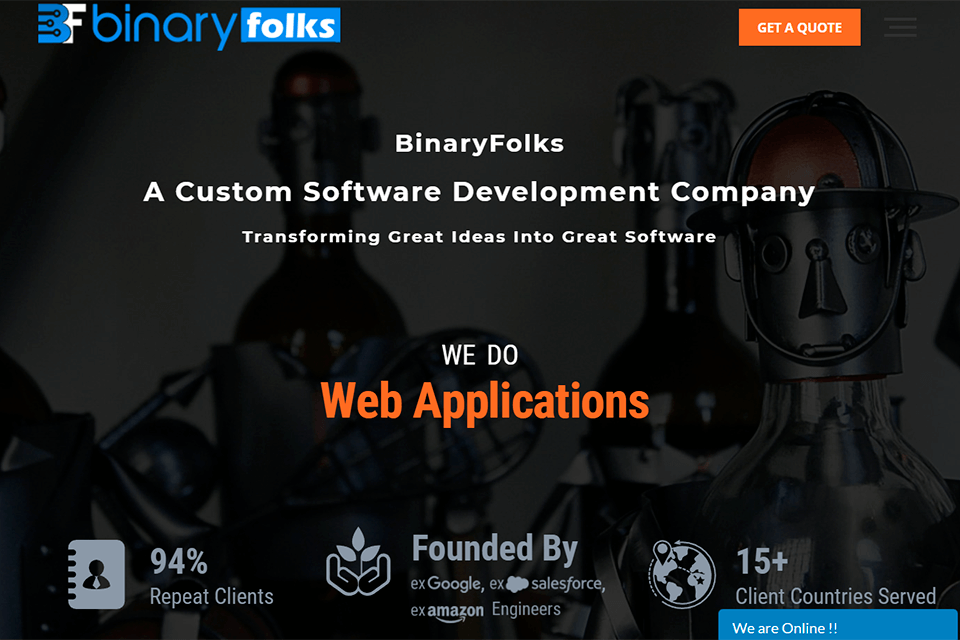 binaryfolks interface