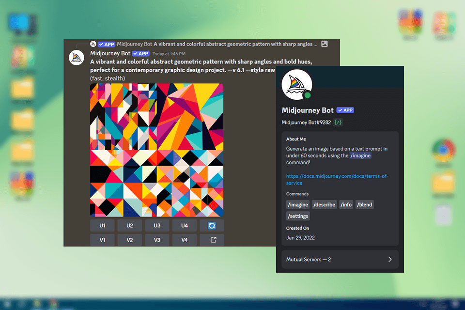 bing ai image creator alternative midjourney result