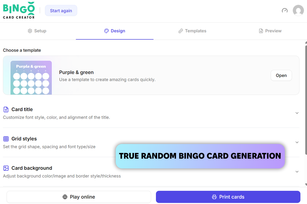 bingo card creator bingo card generator